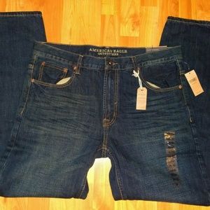 American Eagle Slim Straight Jeans Size 36x32 NWT